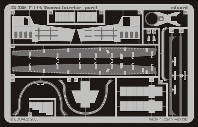 Eduard 1/32 Detaljsett F-14A interior (for Tamiya kit)