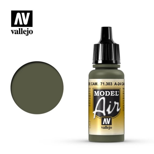 Vallejo Model Air A-24M Camouflage Green 17ml (71.303)
