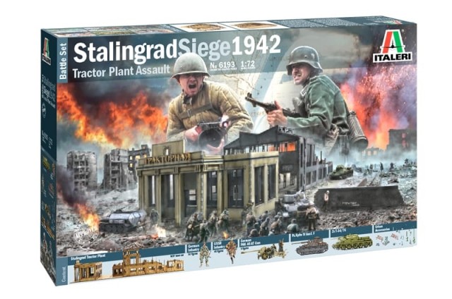 Italeri 1/72 Stalingrad Siege 1942 Tractor Plant Assault - Battle Set