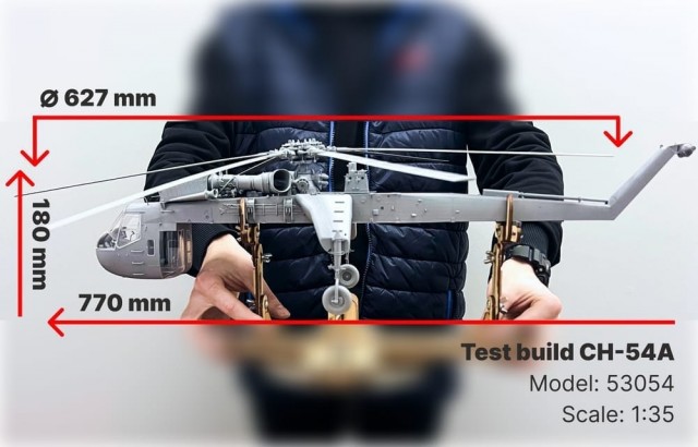 ICM 1/35 Sikorsky CH-54A Tarhe US Heavy Helicopter