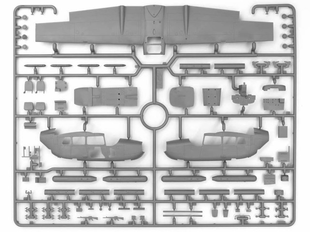 ICM 1/48 USAF Observation Aircraft O-2A (Late Production) Vietnam War