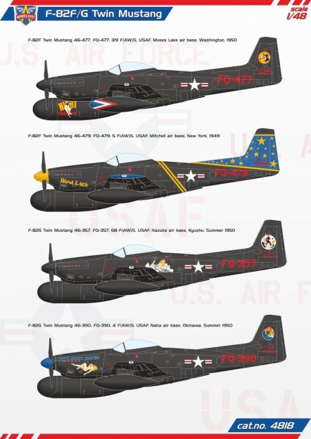 Modelsvit 1/48 F-82 F/G Twin Mustang