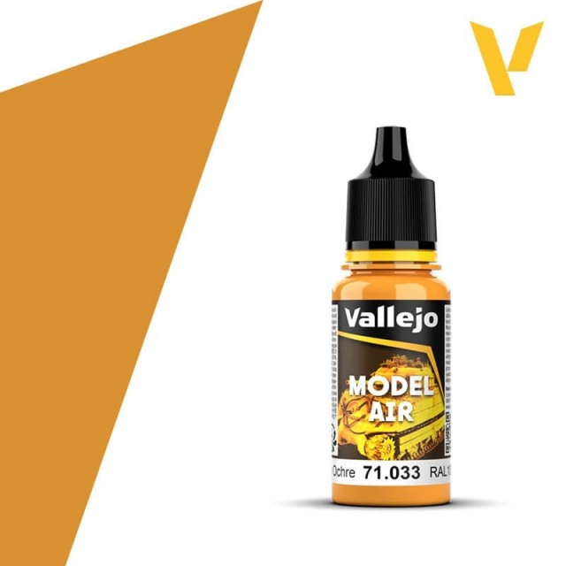 Vallejo Model Air Yellow Ochre 17ml (71.033)