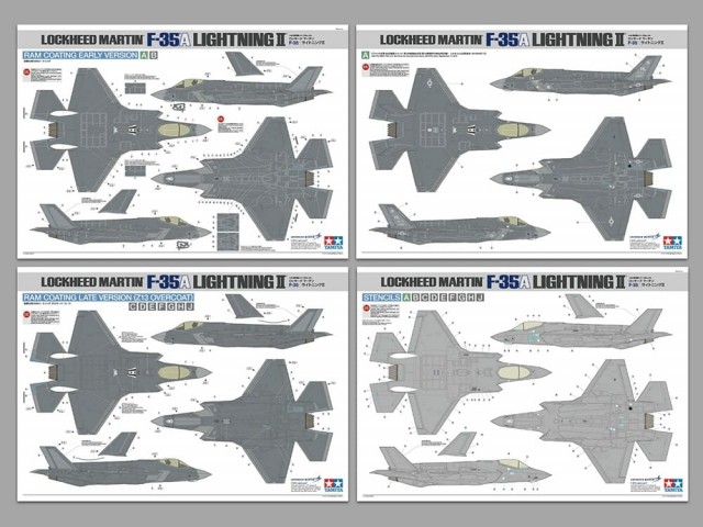 Tamiya 1/48 Lockheed Martin F-35A Lightning II (norsk utgave)