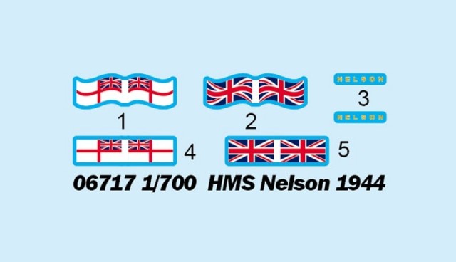 Trumpeter 1/700 HMS Nelson 1944