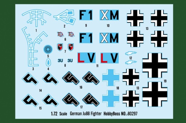 HobbyBoss 1/72 German Ju88 Fighter