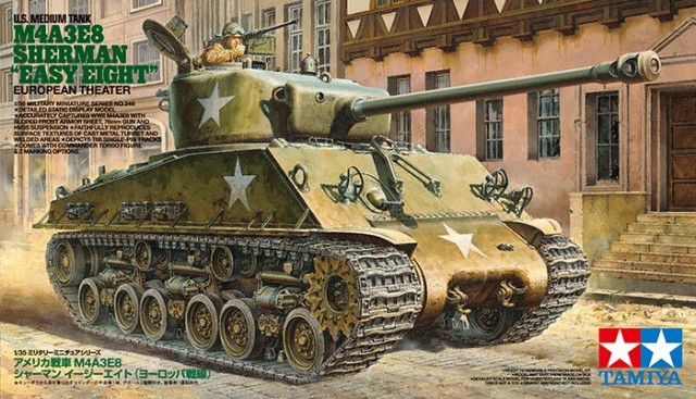 Tamiya 1/35 U.S Medium Tank M4A3E8 Sherman Easy Eight European Theater 35346