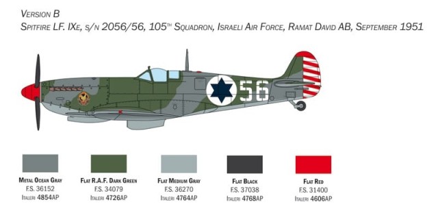 Italeri 1/48 Spitfire Mk. IX