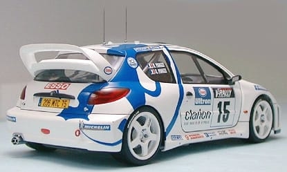 Tamiya 1/24 Peugeot 206 WRC