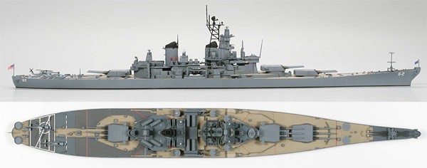 Tamiya 1/700 U.S. BATTLESHIP BB-62 NEW JERSEY