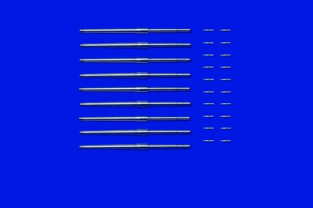 Tamiya 1/350 Metal 46cm Gun Barrels and Projectiles 12643