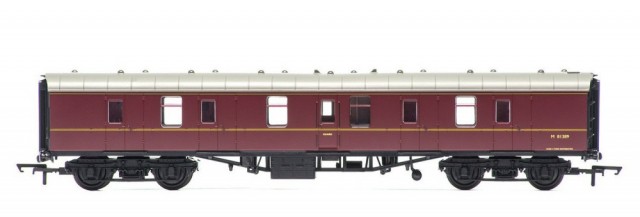 Hornby H0 1/87 BR Maroon Mk1 Parcels Brake Coach R4625