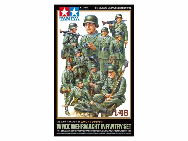 Tamiya 1/48 WWII Wehrmacht Infantry Set