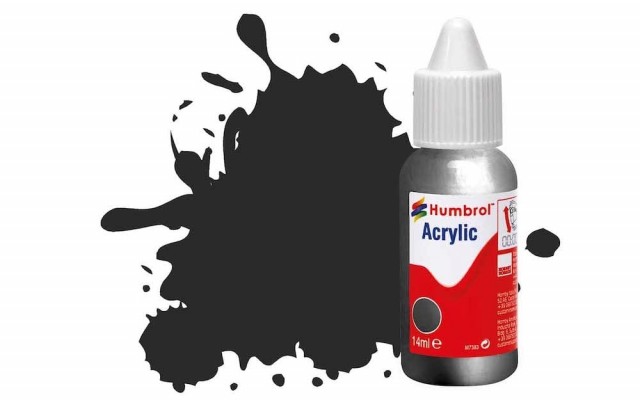 Humbrol Akryl No 53 Gunmetal - Metallic 14ml Dropper Bottle