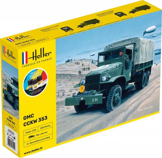 Heller Startsett 1/35 US Truck GMC CCKW 353