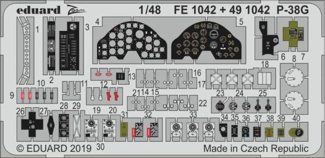 Eduard 1/48 Big Ed P-38G (for Tamiya kit)