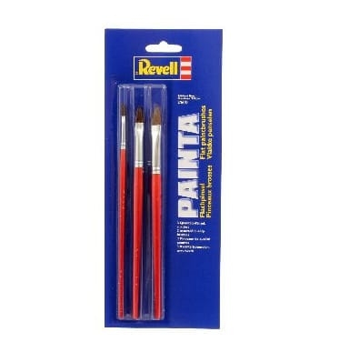 Revell Painta Flat Brush Set (3stk.)