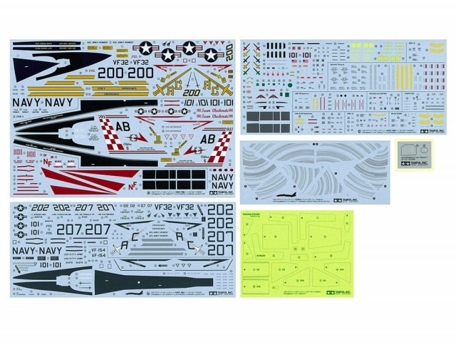 Tamiya 1/48 Grumman F-14A Tomcat (Late Model) Carrier Launch Set