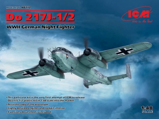 ICM 1/48 WWII German Night Fighter Do 217J-1/2