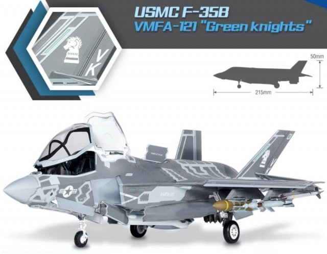 Academy 1/72 USMC F-35B VMFA-121 Green Knights