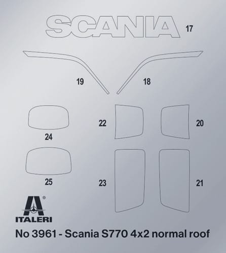 Italeri 1/24 Scania S770 4x2 Normal Roof - Limited Edition