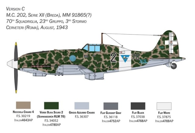 Italeri 1/32 Macchi MC.202 Folgore