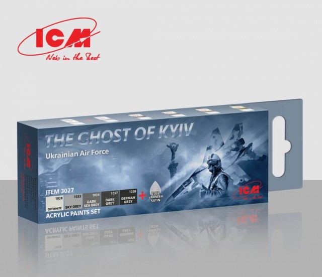 ICM Acrylic Paint Set for The Ghost of Kyiv