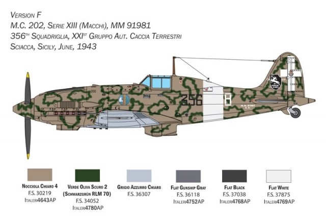 Italeri 1/32 Macchi MC.202 Folgore