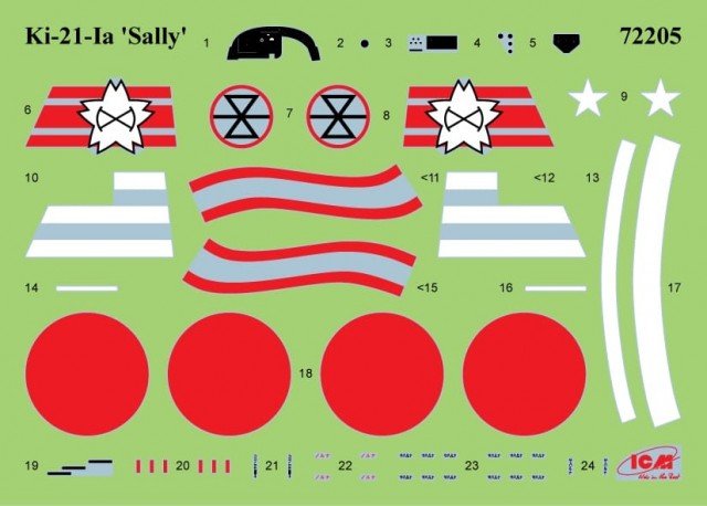 ICM 1/72 Japanese Heavy Bomber Ki-21-la Sally