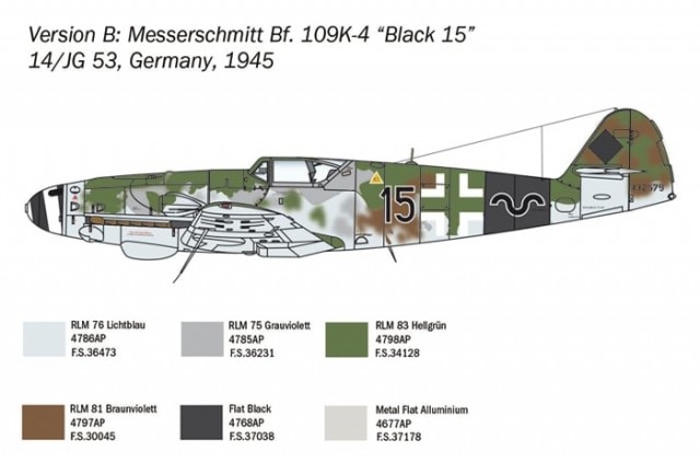 Italeri 1/48 Messerschmitt Bf-109 K-4