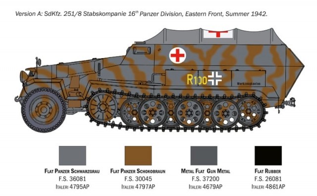 Italeri 1/72 sd. Kfz. 251/8 Ambulance