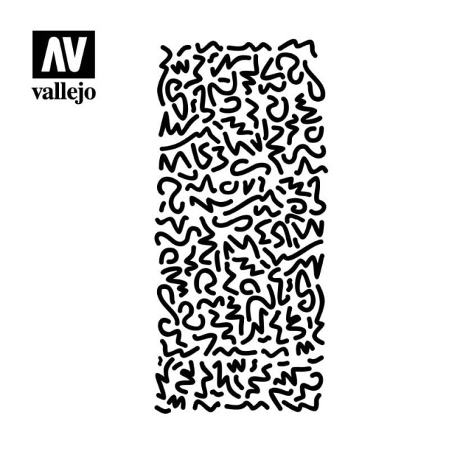 Vallejo Stencils Luftwaffe WWII Shingles Camo 1/32