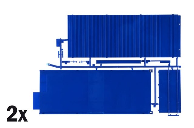Italeri 1/24 40 Container Trailer