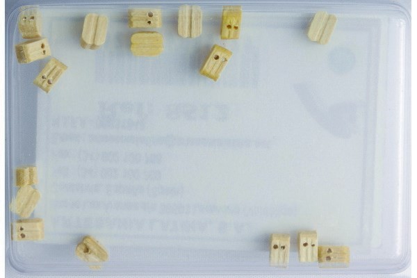 Artesania Dobbelt Blokk Tre 7mm (15stk.)