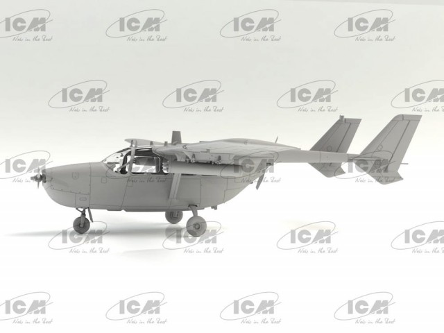ICM 1/48 USAF Observation Aircraft O-2A (Late Production) Vietnam War